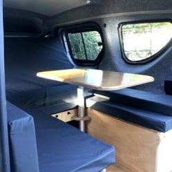 Camperbus huren Argentinie Charito zithoek