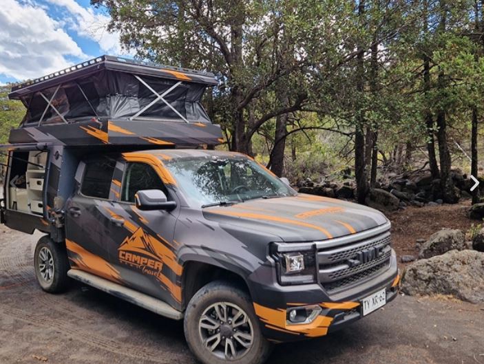 Ushuaia 4wd camper met hefdak te huur in Chili